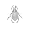 304 Stainless Steel Insect Pendants PW-WG317E5-01-1