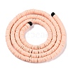 Handmade Polymer Clay Beads X-CLAY-R067-6.0mm-13-2