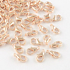 Alloy Lobster Claw Clasps PALLOY-R083-01RG-1