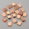 Brass Ribbon End KK-WH0035-76RG-2