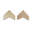 Eco-Friendly Cowhide Pendants FIND-T045-03B-2