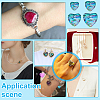 40Pcs 4 Styles Lampwork Cabochons LAMP-PH0001-43B-5
