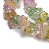 Transparent Crackle Glass Beads Strands GLAA-U004-01G-3