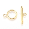 Brass Toggle Clasps KK-L189-23G-2