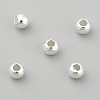 Rack Plating Brass Round Spacer Beads X1-KK-I601-3mm-S-RS-3