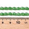 Opaque Solid Color Beads Strands EGLA-N013-P4mm-D04-4