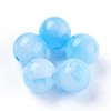 Acrylic Imitation Jade Beads MACR-E025-25C-8mm-1