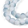 Crackle Glass Beads Strands GLAA-N009-8mm-06-3