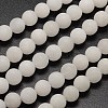 Natural White Jade Beads Strands X-G-D671-8mm-1