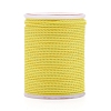 Round Waxed Polyester Cord YC-G006-01-1.0mm-04-1
