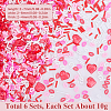 Valentine's Day Lip Handmade Polymer Clay Sprinkles Mix CLAY-SC0001-97B-2