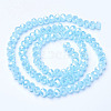 Electroplate Glass Beads Strands EGLA-A034-J3mm-B05-2