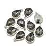 Alloy Glass Charms PALLOY-T028-7x10mm-03-1