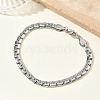 304 Stainless Steel Box Chain Necklaces & Bracelets Sets SJEW-D091-12P-2