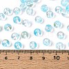 Baking Paint Transparent Glass Beads DGLA-T004-08E-4