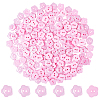 200Pcs 2-Hole Resin Buttons RESI-SP0001-52A-1