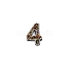 Number Colorful Rhinestone Patches DIY-WH0308-25D-1