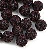 Grade A Rhinestone Pave Disco Ball Beads RB-Q104-1-1