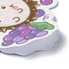 50Pcs Hedgehog Theme Waterproof PVC Adhesive Stickers Set STIC-C005-04-4