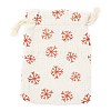 Christmas Theme Cotton Fabric Cloth Bag X-ABAG-H104-B16-2