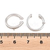 Brass Micro Pave Clear Cubic Zirconia Ear Cuff Findings KK-Z158-06P-3