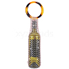 Sparkly Rhinestone Wine Bottle Bag AJEW-WH0609-899C-1