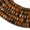 Natural Tiger Eye Beads Strands G-G317-A27-3X6MM-5