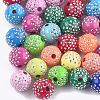 Plating Acrylic Beads PACR-T006-03A-1