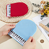 2Pcs 2 Styles Velvet & Microfiber Piano Wiping Gloves AJEW-CN0006-28-3