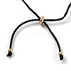 Adjustable Polyester Cord Slider Bracelets BJEW-H540-A06-G-3