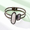 Natural Rose Quartz & Amethyst Beads Bangeles G-B150-05R-06-2