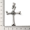 304 Stainless Steel Big Pendants STAS-D091-06AS-3
