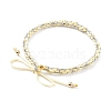 Nylon and Polyester Braided Cord Bracelet BJEW-JB07676-5