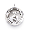 316 Surgical Stainless Steel Diffuser Locket Pendants STAS-P102-046-1
