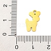 Christmas Theme 201 Stainless Steel Charms LS-STAS-Q015-13G-05-3