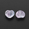 Two Tone Transparent Spray Painted Glass Beads GLAA-T022-24-C04-2