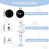 56Pcs Letter & Number Theme Silicone Beads Sets SIL-PH0001-32-2