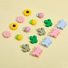 CHGCRAFT 16Pcs 8 Style Food Grade Eco-Friendly Silicone Beads SIL-CA0002-06-3