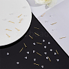 20Pcs 925 Sterling Silver Flat Pad Stud Earring Findings STER-DC0001-63B-4