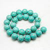 Synthetic Turquoise Beads Strands TURQ-D059-M1-3