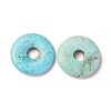 Natural Howlite Pendants TURQ-L031-017B-2