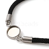 Milan Cord & 304 Stainless Steel Bracelets Making MAK-H004-02B-P01-2
