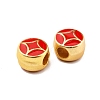 CCB Plastic European Beads CCB-P015-01G-02-2