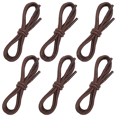 Round Waxed Cord Shoelace String OCOR-WH20007-225A-05-1
