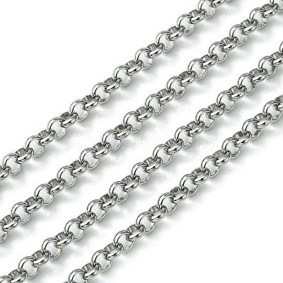 Tarnish Resistant 304 Stainless Steel Rolo Chains STAS-M032-42P-4.7mm-1