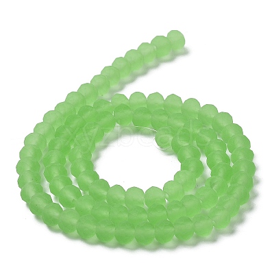 Transparent Glass Beads Strands EGLA-A034-T8mm-MD09-1