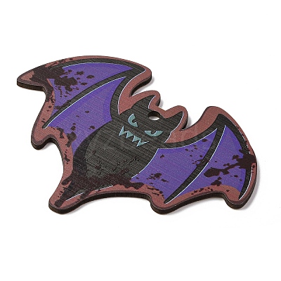 Halloween Printed Wooden Big Pendants LS-WOOD-I016-01K-1