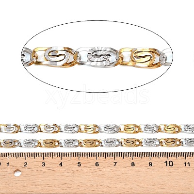 Two Tone 304 Stainless Steel Lumachina Chains CHS-P028-05A-1