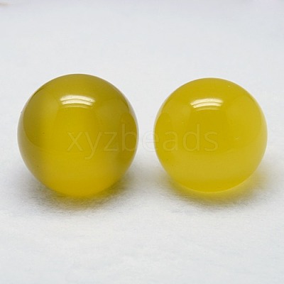 Cat Eye Sphere Ball Display Decoration DJEW-D031-40mm-M-1