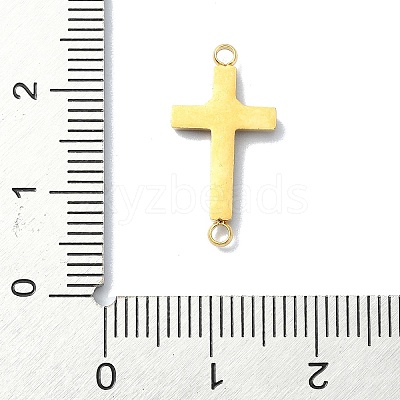 Ion Plating(IP) 304 Stainless Steel Crystal Rhinestone Connector Charms STAS-Z065-02G-02-1